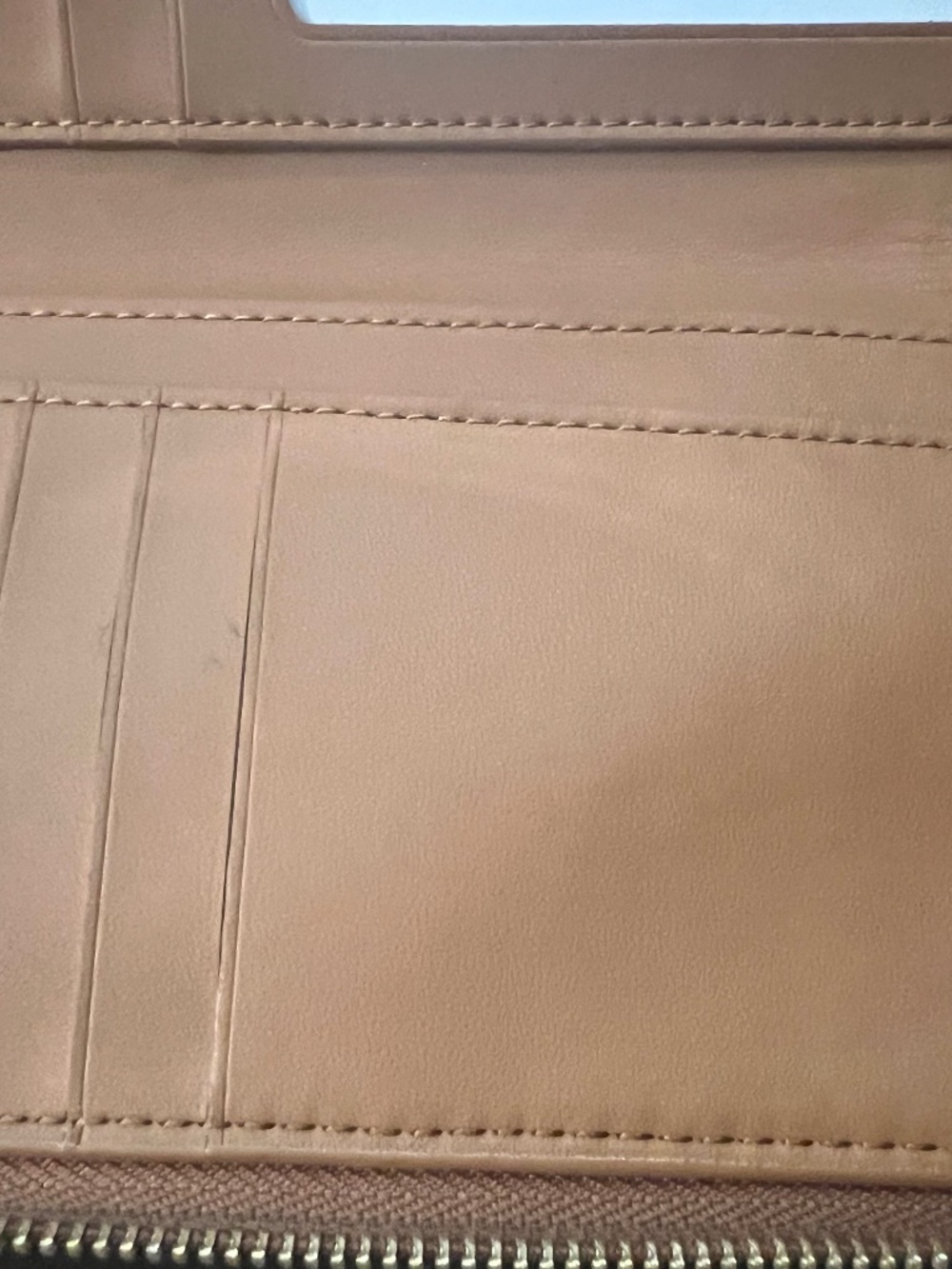 Coach Brown Embroidered Leather Wallet (EUC) - Picture 5 of 7